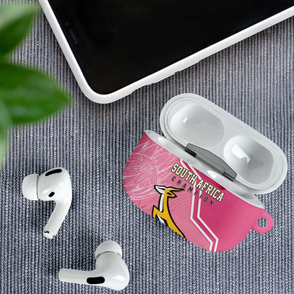 South Africa WC2026 AirPods Case Springboks Special Pink