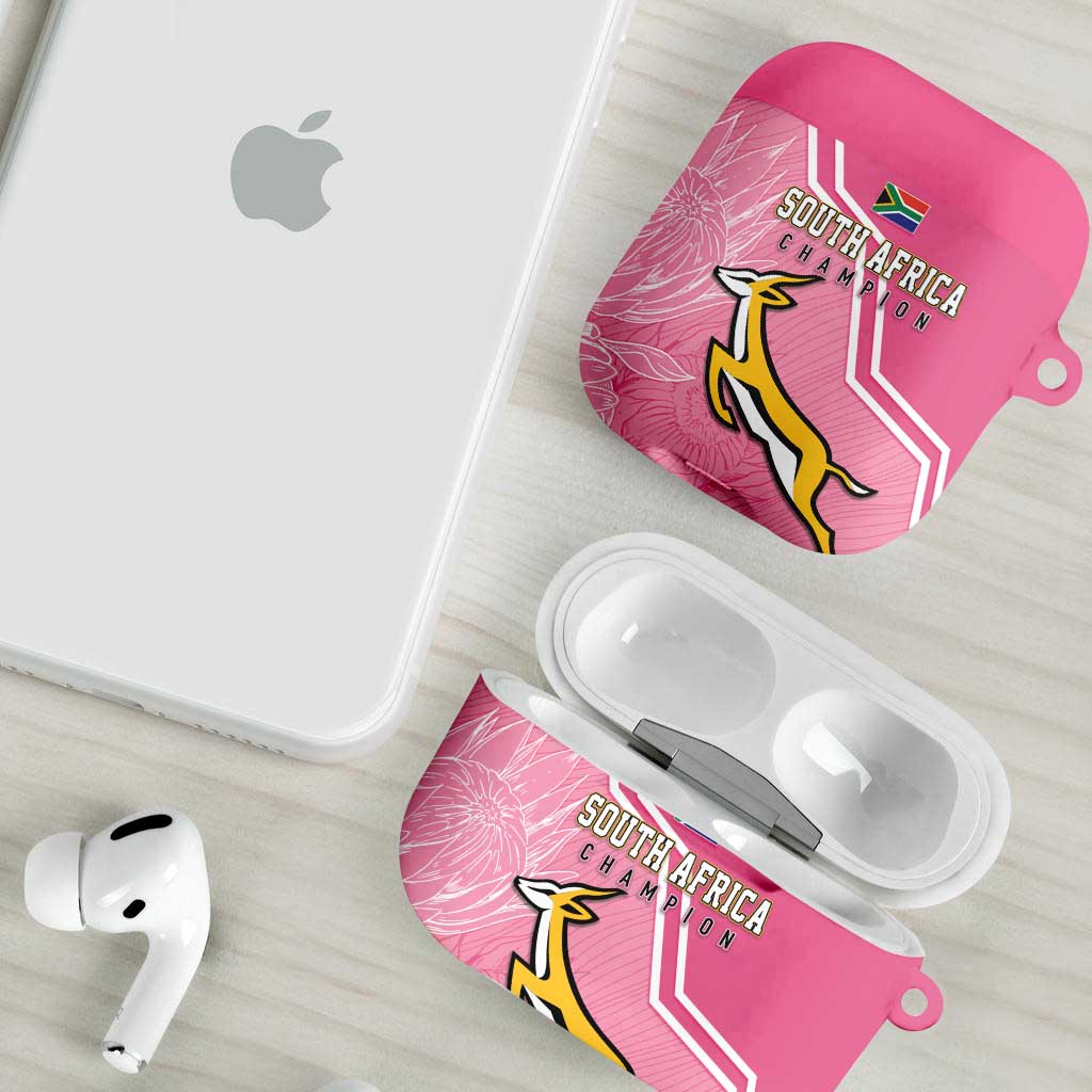 South Africa WC2026 AirPods Case Springboks Special Pink