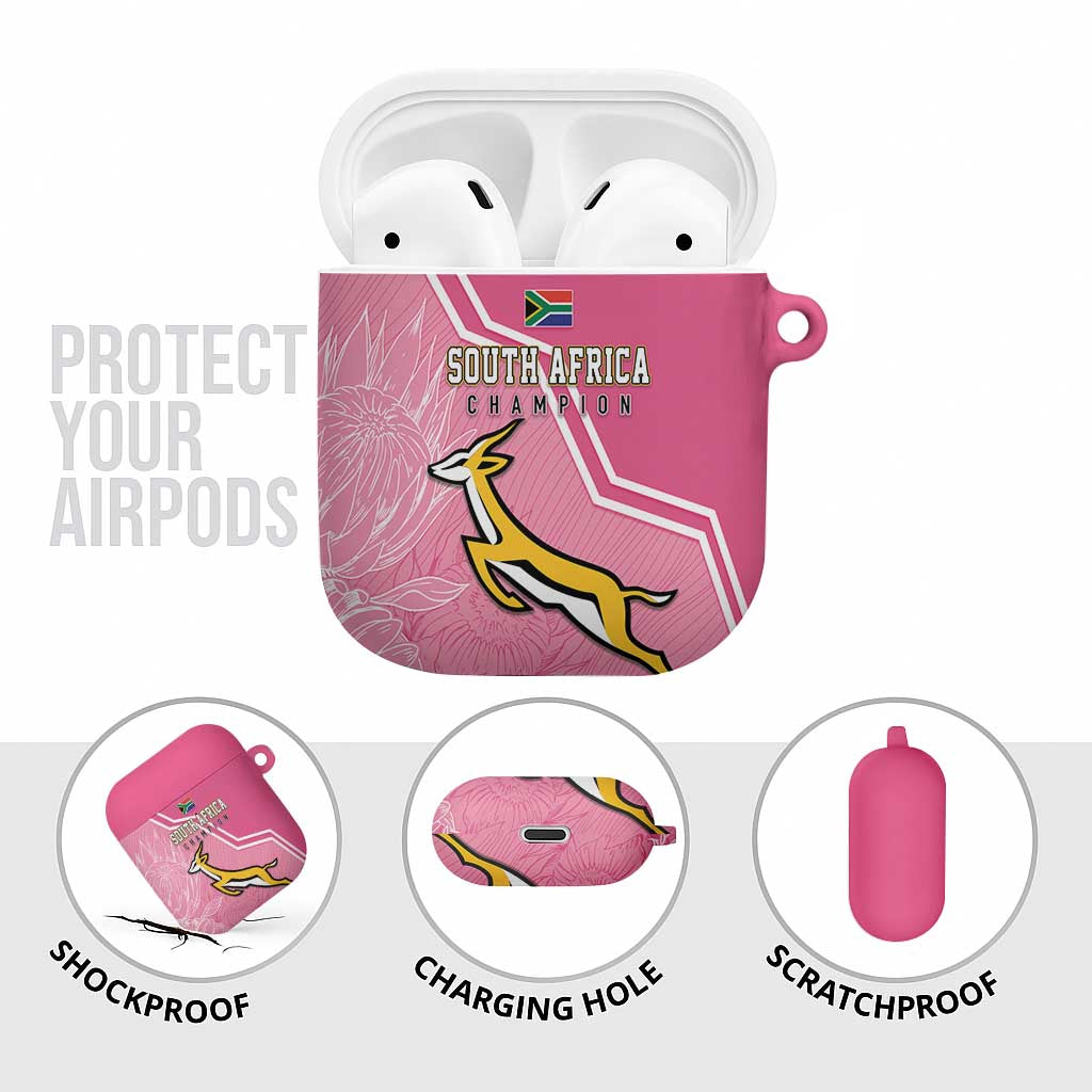 South Africa WC2026 AirPods Case Springboks Special Pink