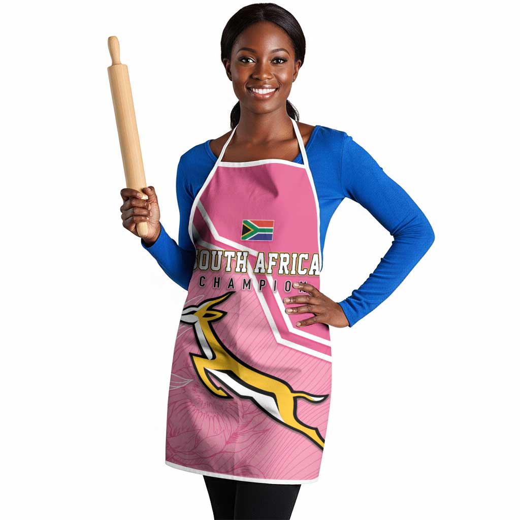 South Africa WC2026 Apron Springboks Special Pink