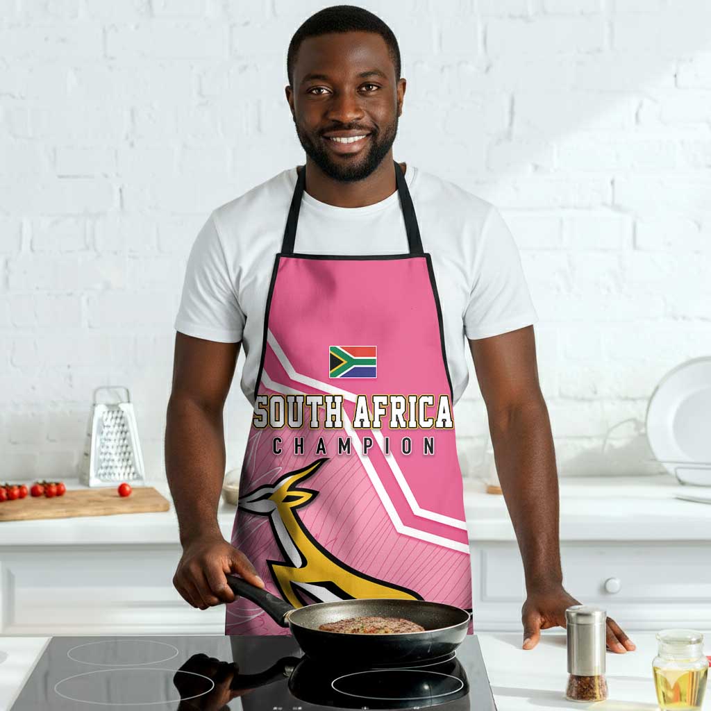 South Africa WC2026 Apron Springboks Special Pink