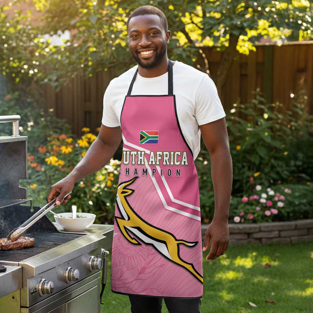 South Africa WC2026 Apron Springboks Special Pink
