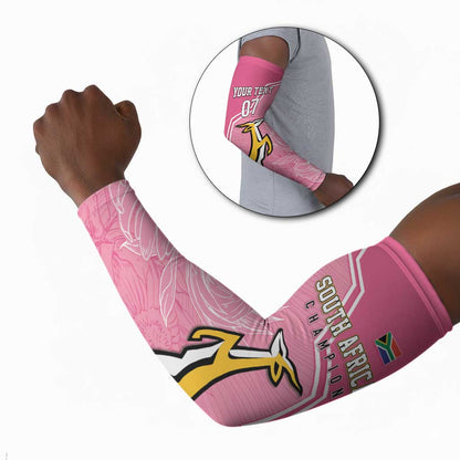 Personalized South Africa WC2026 Arm Sleeves Springboks Special Pink