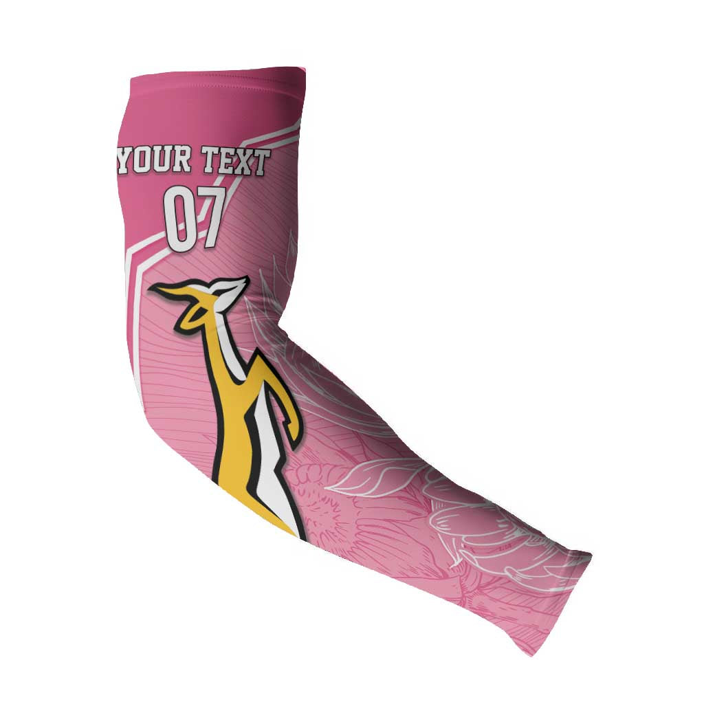 Personalized South Africa WC2026 Arm Sleeves Springboks Special Pink