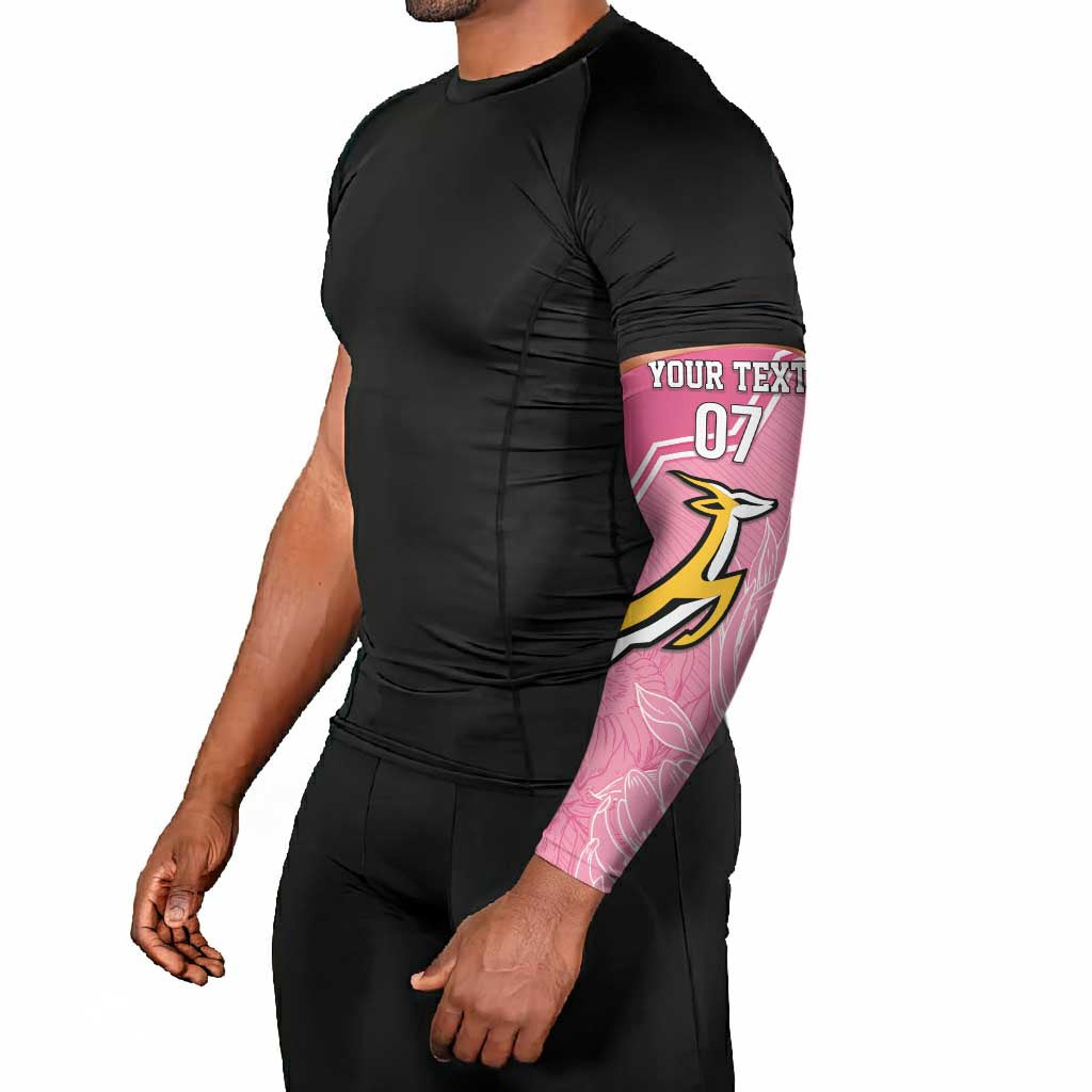 Personalized South Africa WC2026 Arm Sleeves Springboks Special Pink