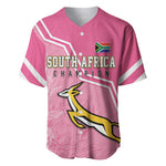 Personalized South Africa WC2026 Baseball Jersey Springboks Special Pink