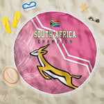 South Africa WC2026 Beach Blanket Springboks Special Pink