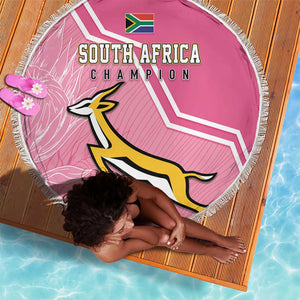 South Africa WC2026 Beach Blanket Springboks Special Pink