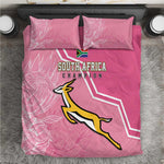 South Africa WC2026 Bedding Set Springboks Special Pink