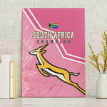 South Africa WC2026 Canvas Wall Art Springboks Special Pink