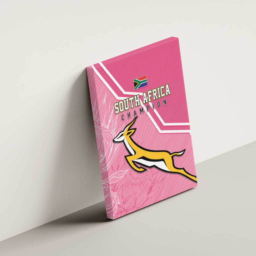 South Africa WC2026 Canvas Wall Art Springboks Special Pink