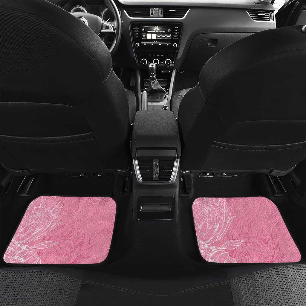 Personalized South Africa WC2026 Car Mats Springboks Special Pink