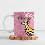 Personalized South Africa WC2026 Ceramic Mug Springboks Special Pink