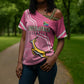 Personalized South Africa WC2026 Cross Shoulder Shirt Springboks Special Pink