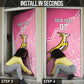 Personalized South Africa WC2026 Door Cover Springboks Special Pink