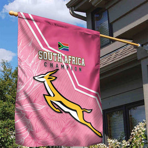 South Africa WC2026 Garden Flag Springboks Special Pink