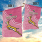 South Africa WC2026 Garden Flag Springboks Special Pink