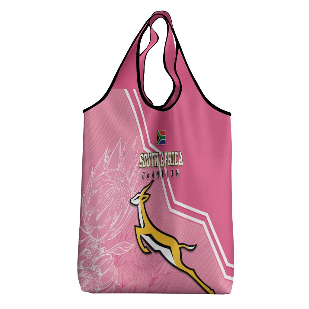 South Africa WC2026 Grocery Bag Springboks Special Pink