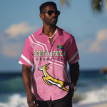Personalized South Africa WC2026 Hawaiian Shirt Springboks Special Pink
