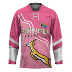 Personalized South Africa WC2026 Hockey Jersey Springboks Special Pink