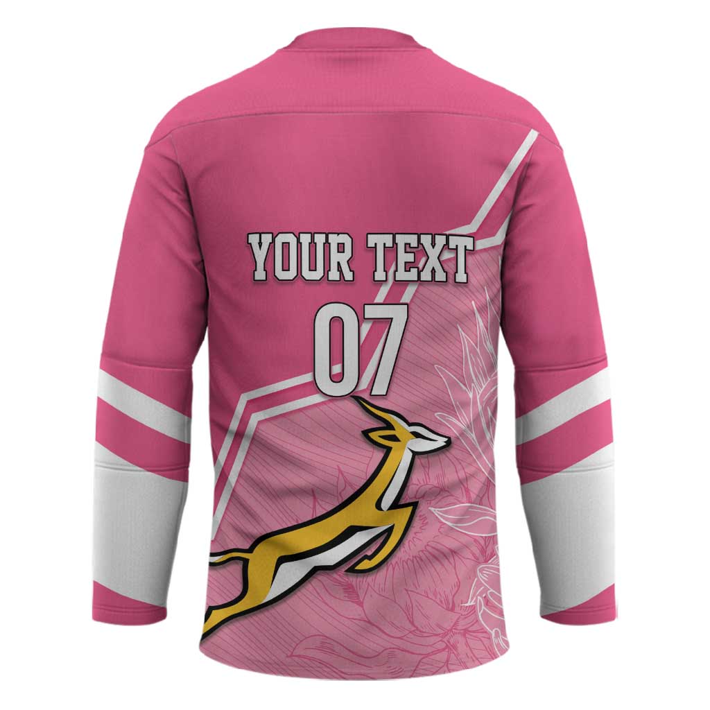 Personalized South Africa WC2026 Hockey Jersey Springboks Special Pink