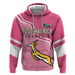 Personalized South Africa WC2026 Hoodie Springboks Special Pink