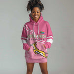 Personalized South Africa WC2026 Hoodie Dress Springboks Special Pink