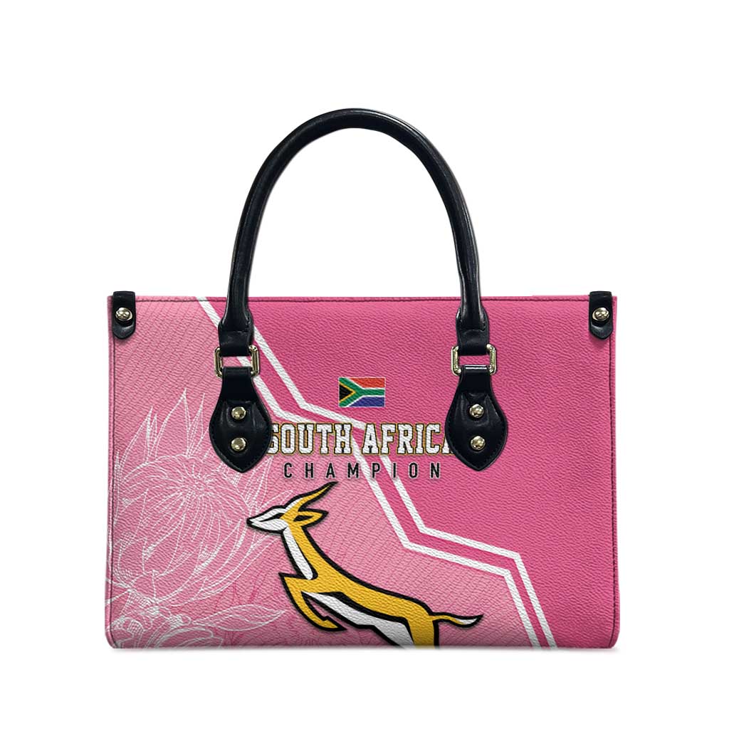 South Africa WC2026 Leather Bag Springboks Special Pink
