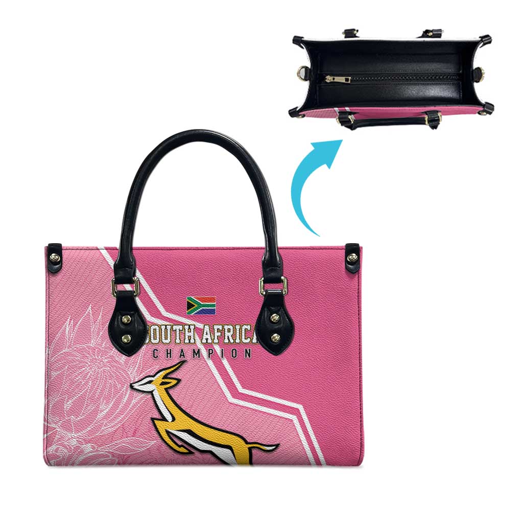 South Africa WC2026 Leather Bag Springboks Special Pink