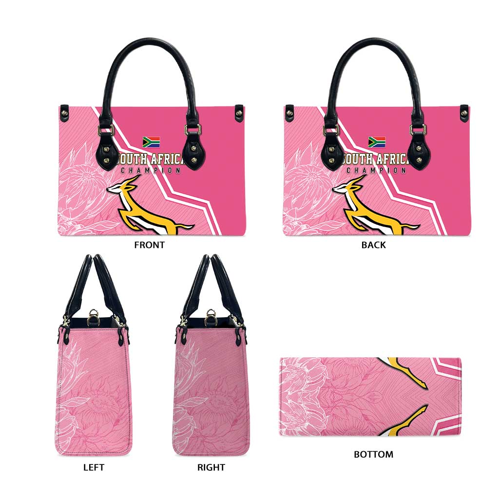 South Africa WC2026 Leather Bag Springboks Special Pink