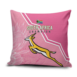 South Africa WC2026 Pillow Cover Springboks Special Pink