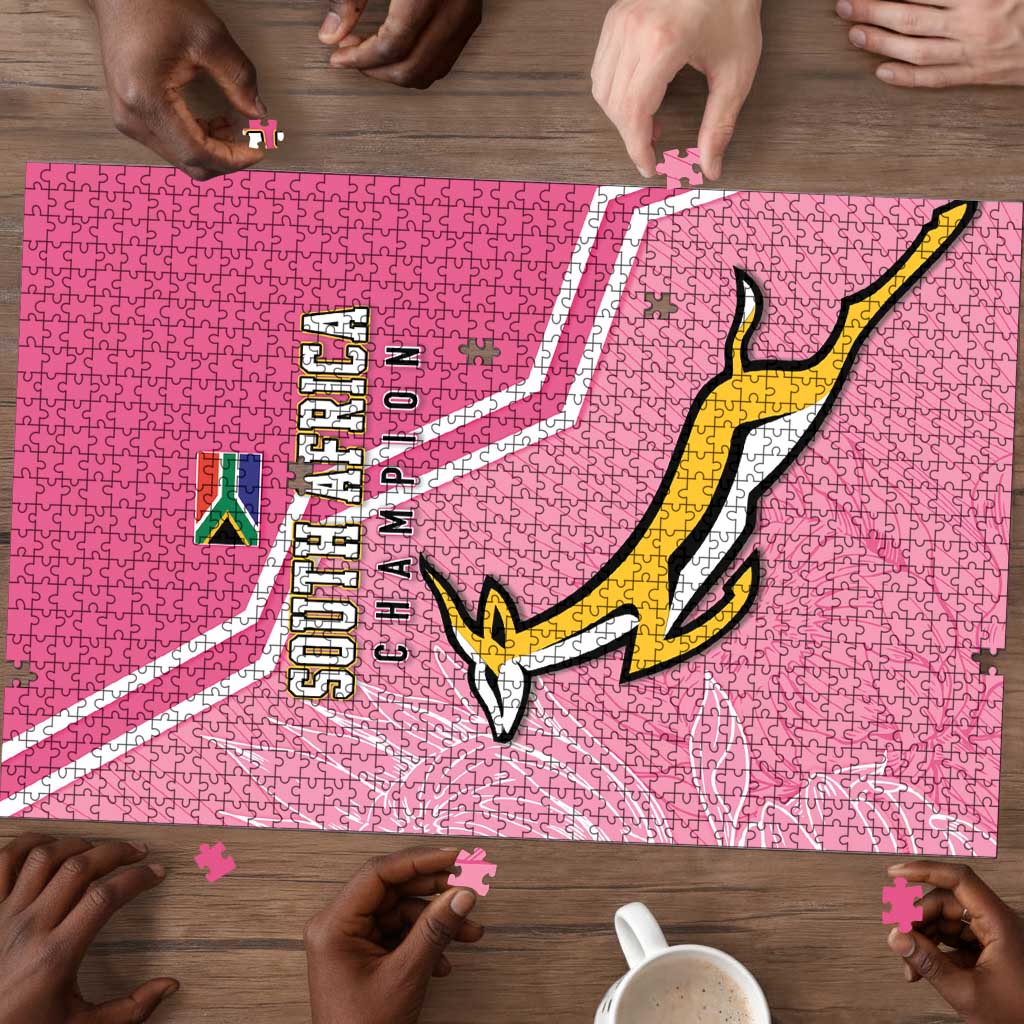 South Africa WC2026 Puzzle Springboks Special Pink