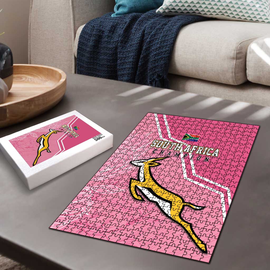 South Africa WC2026 Puzzle Springboks Special Pink