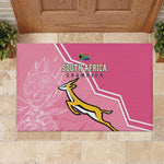 South Africa WC2026 Rubber Doormat Springboks Special Pink