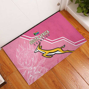 South Africa WC2026 Rubber Doormat Springboks Special Pink