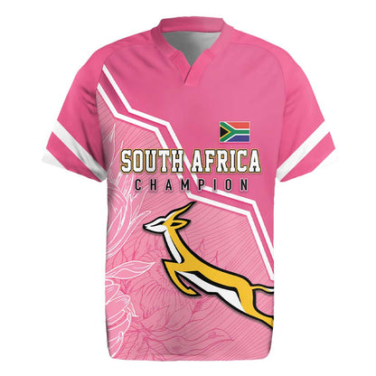 Personalized South Africa WC2026 Rugby Jersey Springboks Special Pink