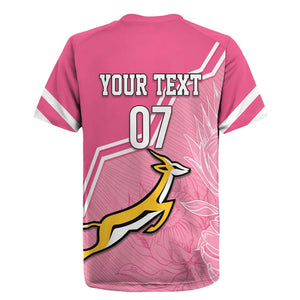 Personalized South Africa WC2026 Rugby Jersey Springboks Special Pink