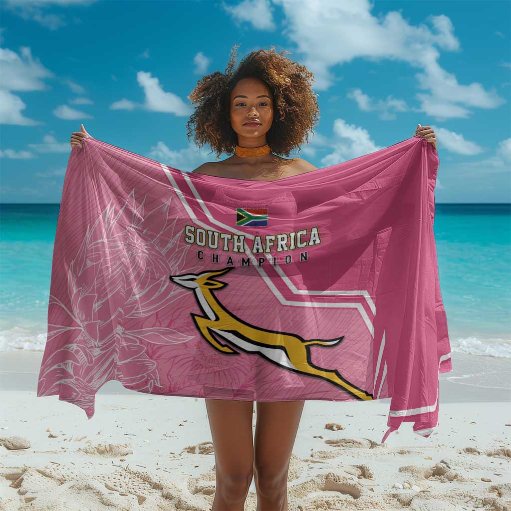 South Africa WC2026 Sarong Springboks Special Pink