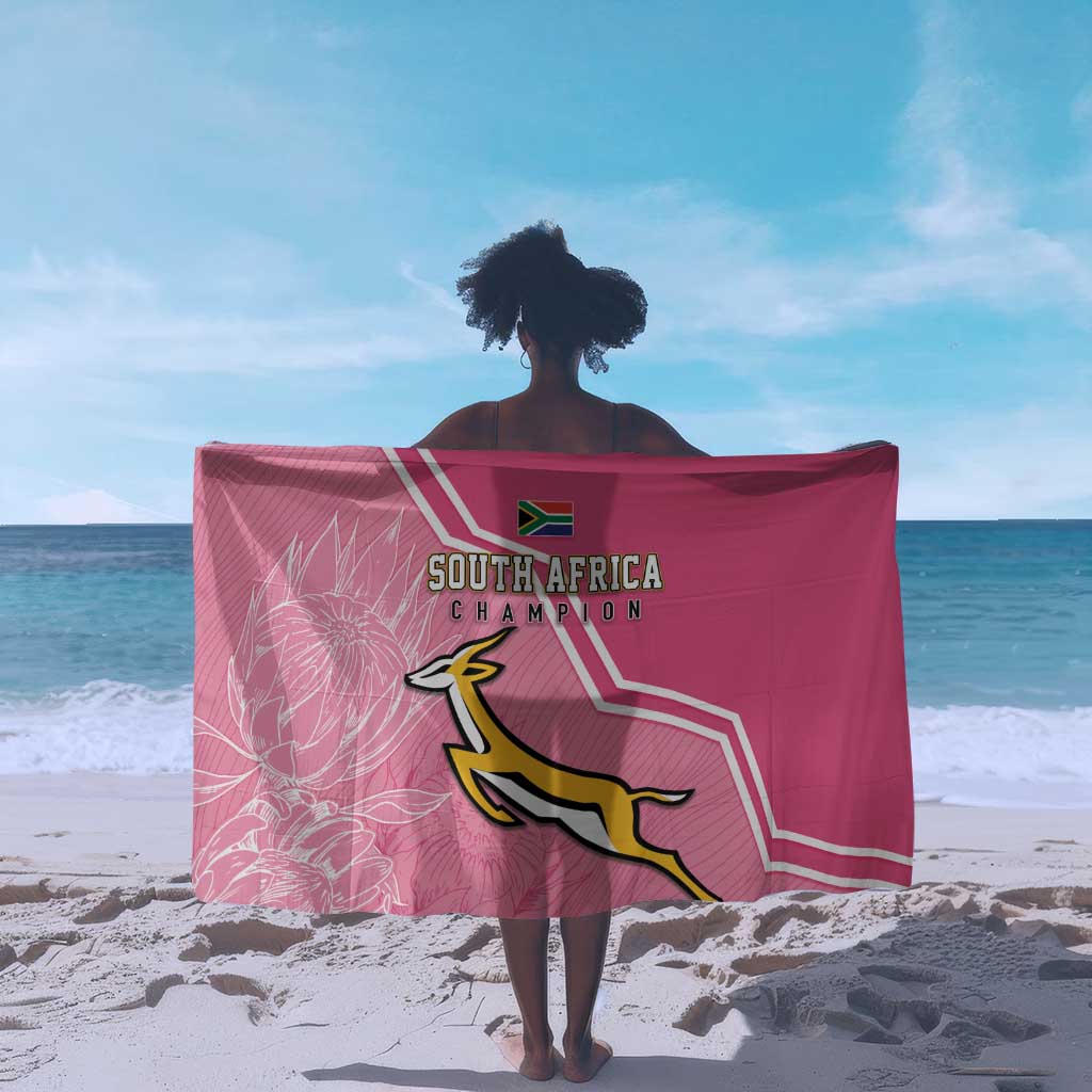South Africa WC2026 Sarong Springboks Special Pink
