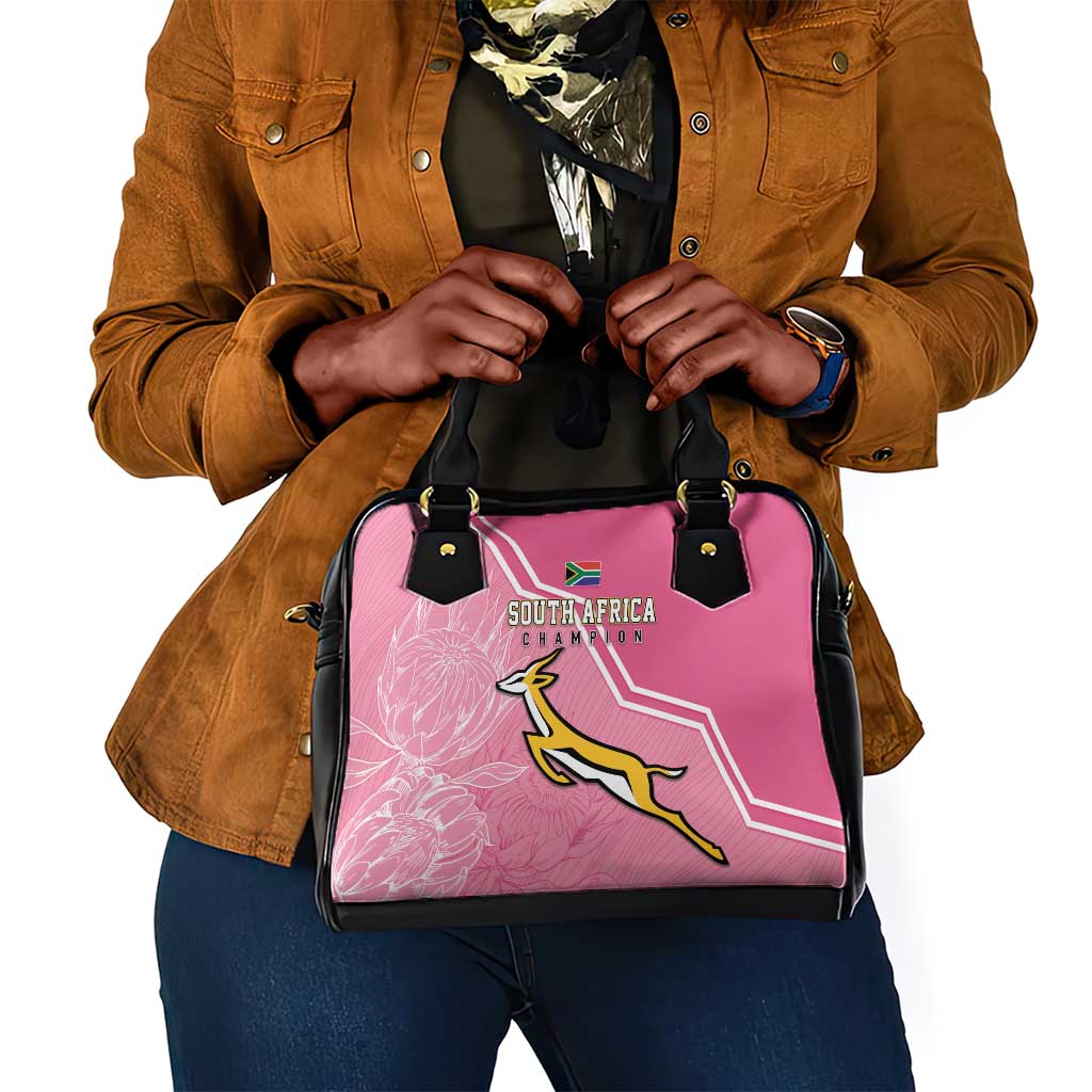 South Africa WC2026 Shoulder Handbag Springboks Special Pink