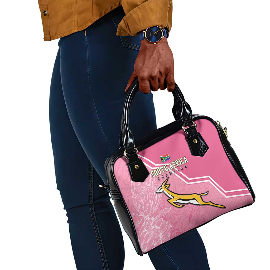 South Africa WC2026 Shoulder Handbag Springboks Special Pink