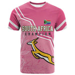 Personalized South Africa WC2026 T shirt Springboks Special Pink