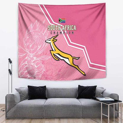 South Africa WC2026 Tapestry Springboks Special Pink