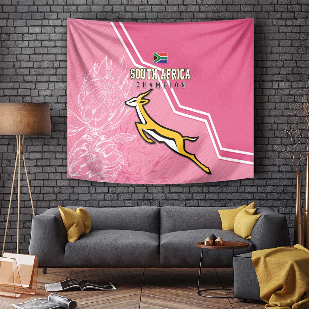 South Africa WC2026 Tapestry Springboks Special Pink