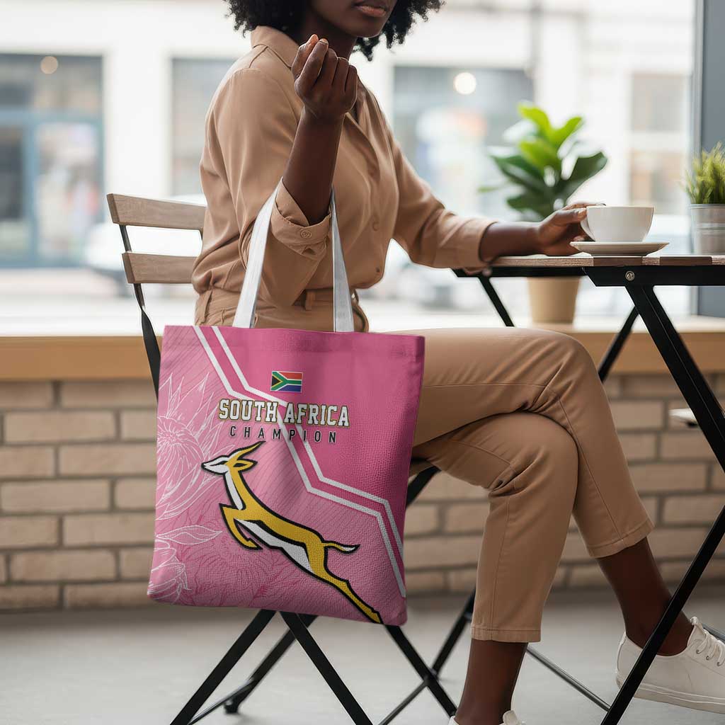 South Africa WC2026 Tote Bag Springboks Special Pink