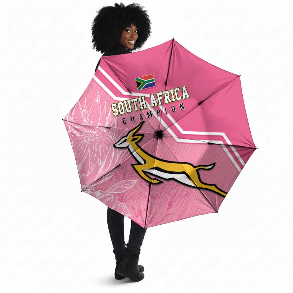 South Africa WC2026 Umbrella Springboks Special Pink
