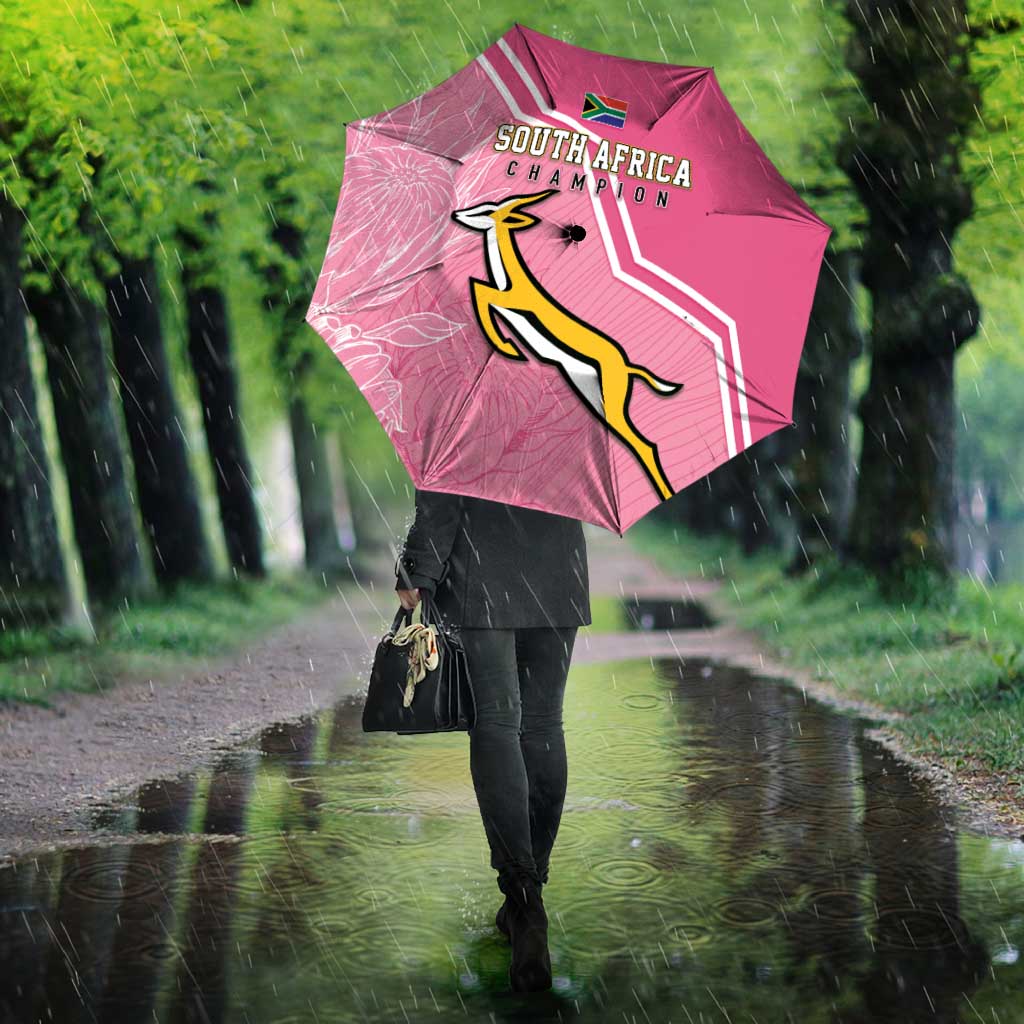 South Africa WC2026 Umbrella Springboks Special Pink