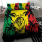 Reggae Soul B.Marley Personalized Bedding Set Tropical Grunge