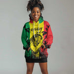 Reggae Soul B.Marley Personalized Hoodie Dress Tropical Grunge