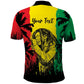 Reggae Soul B.Marley Personalized Polo Shirt Tropical Grunge